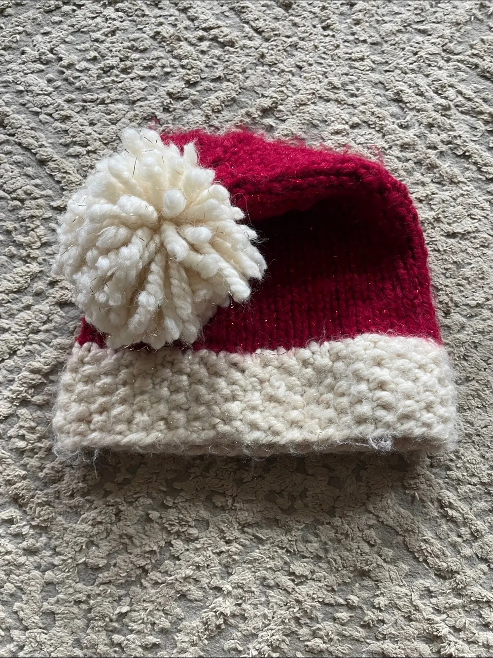 Kids knitted Santa hat